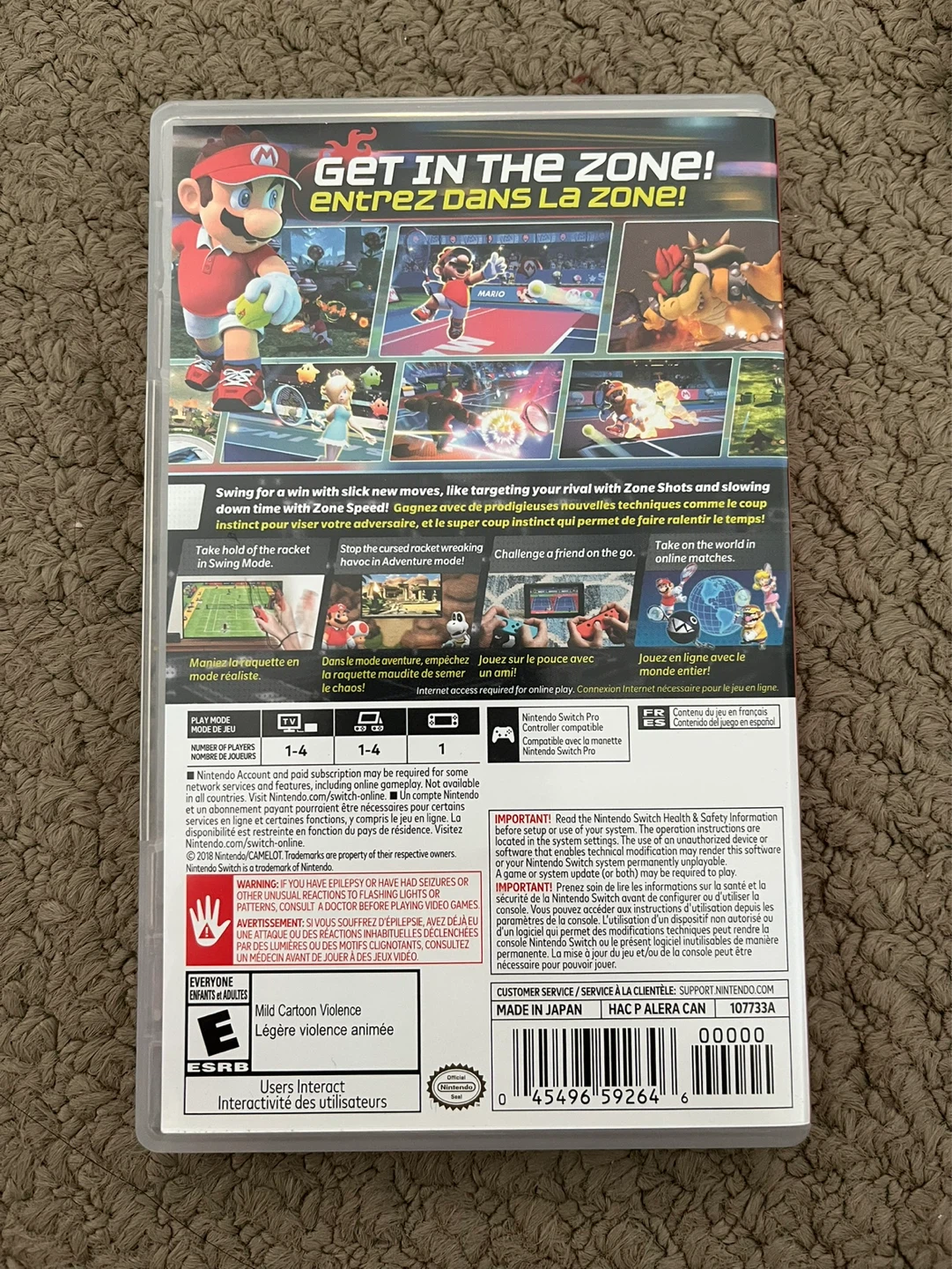 Mario Tennis Aces Nintendo Switch Game - photo 2