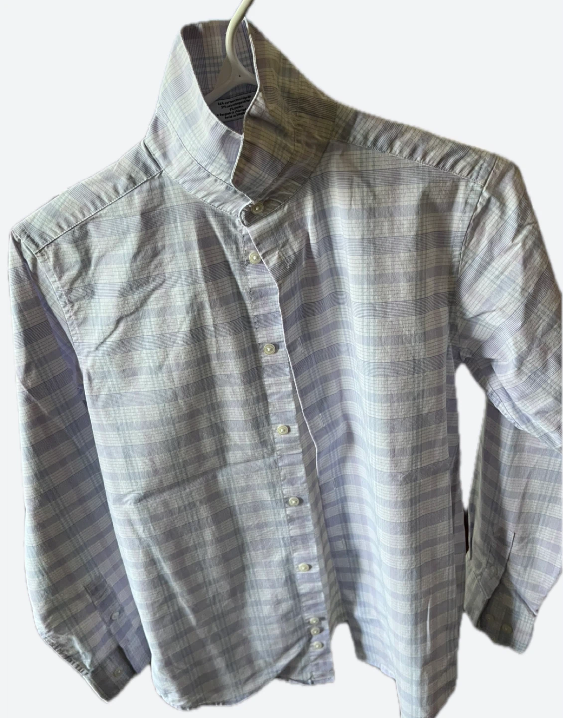 Boys Calvin Klein Plaid Button-Up Shirt - Size 14