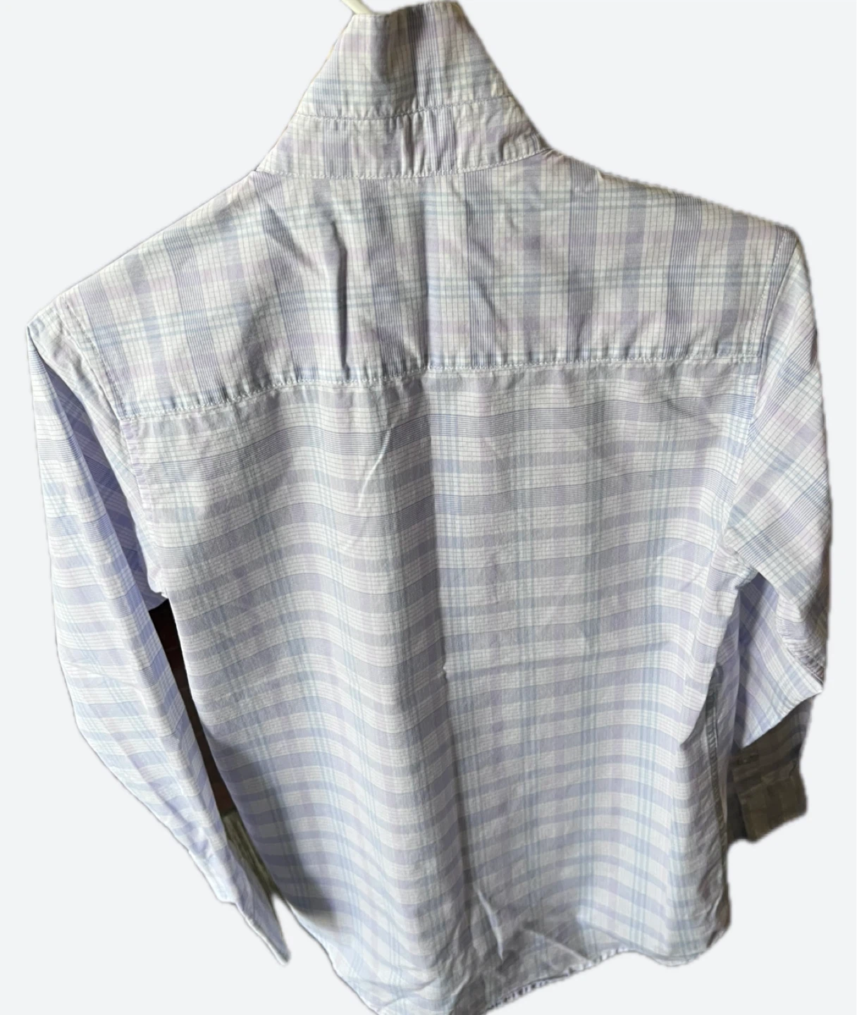 Boys Calvin Klein Plaid Button-Up Shirt - Size 14 - photo 2