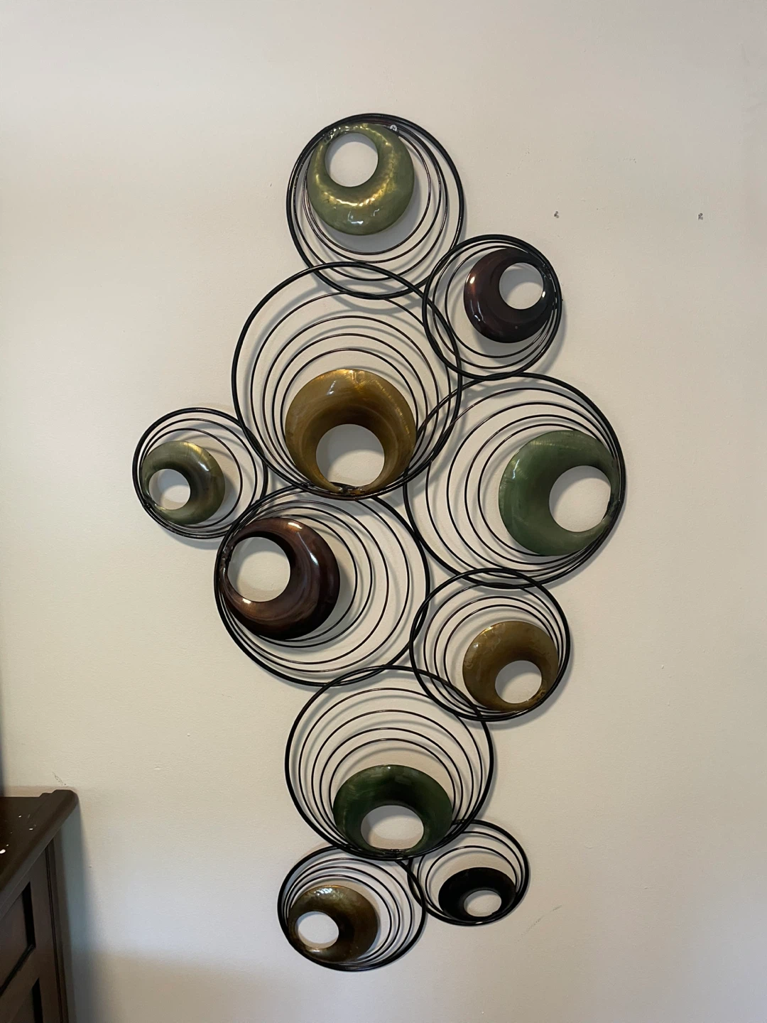Metal Wall Art with Circles