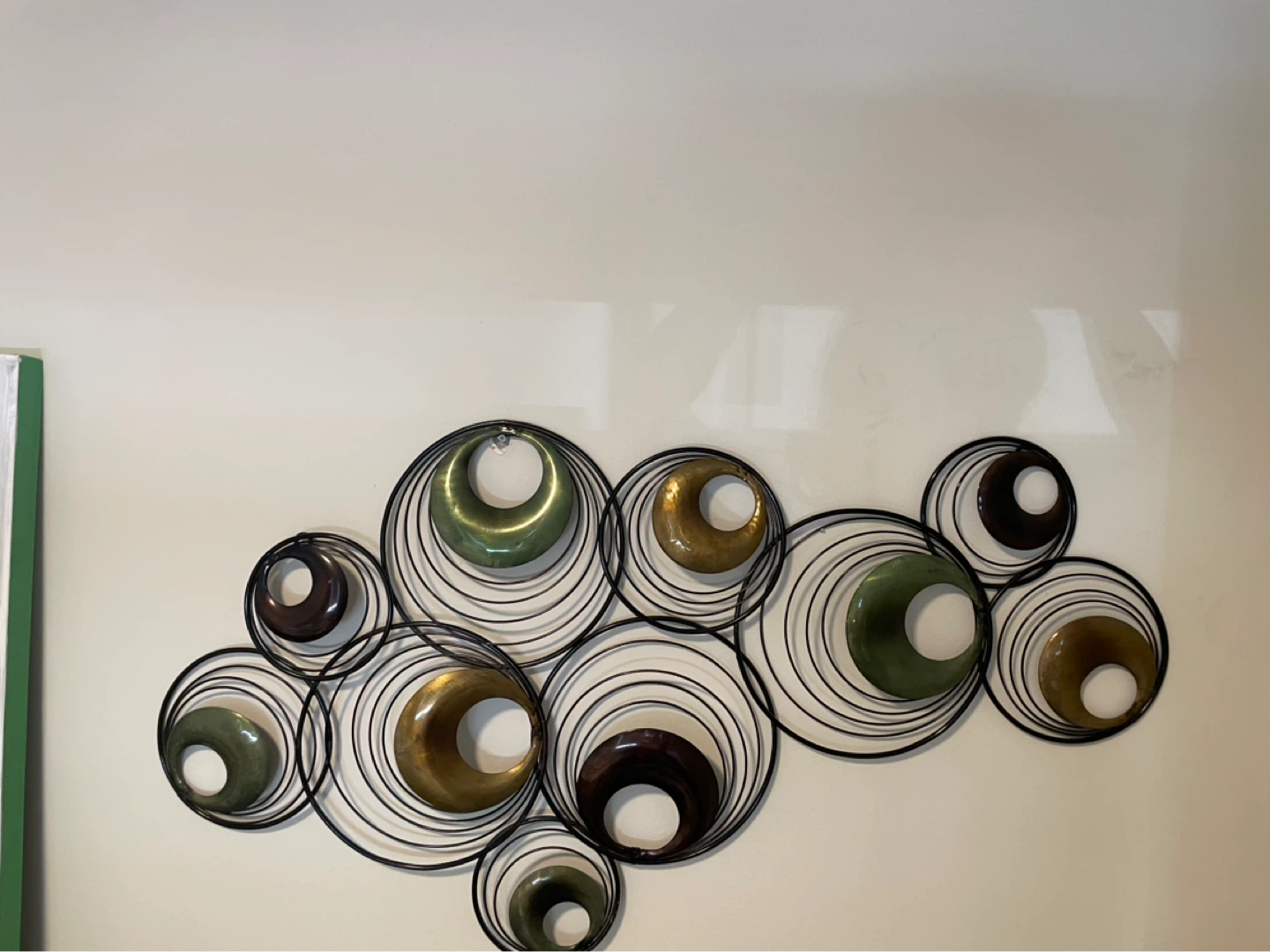 Metal Wall Art with Circles - photo 5