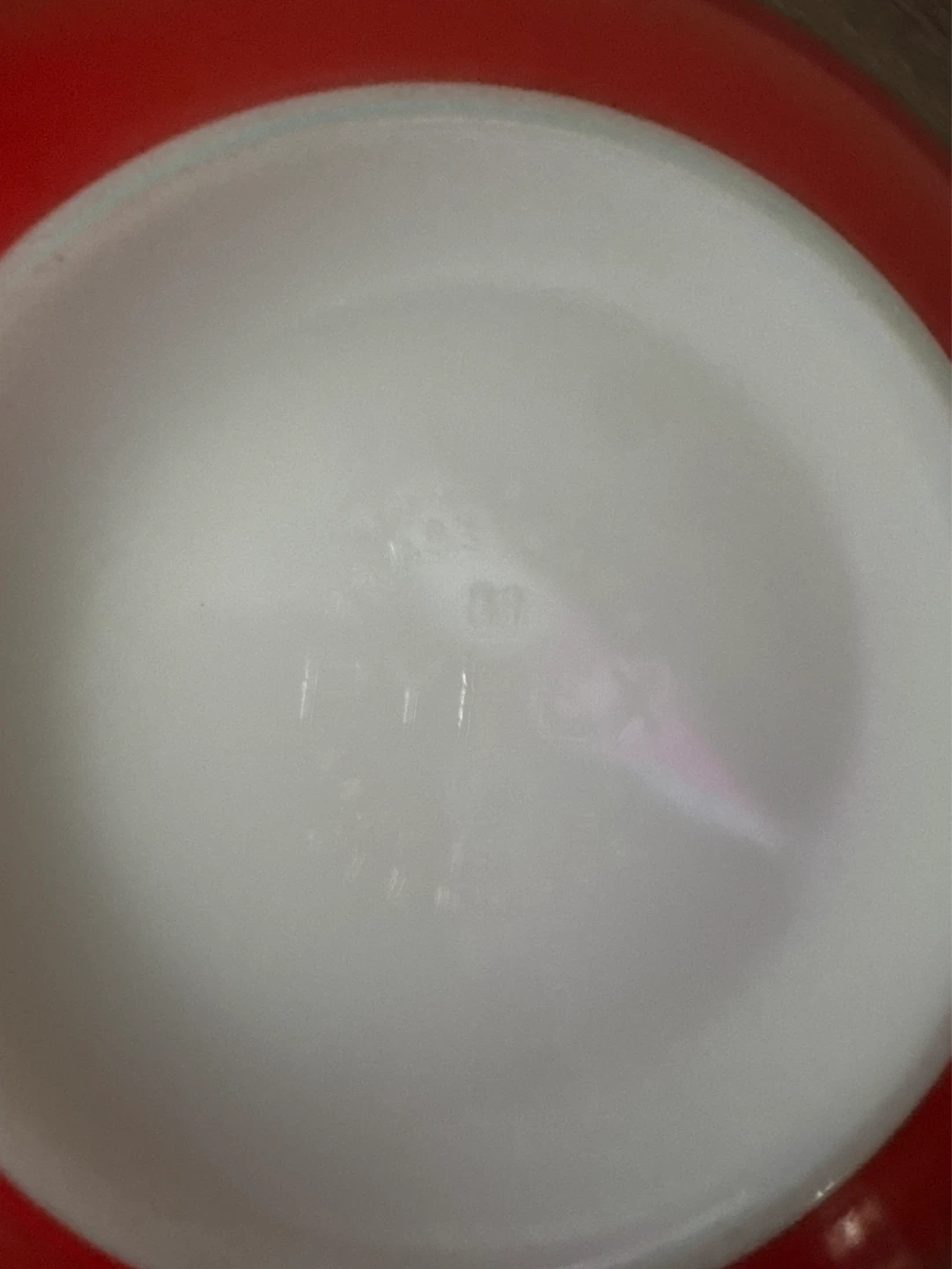 VINTAGE 4 Quart Pyrex Red Cinderella Nesting Bowl - photo 4