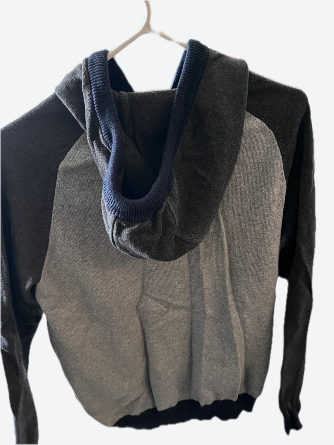 Men Esprit Grey Cotton Hoodie 100% cotton- Size S - photo 2