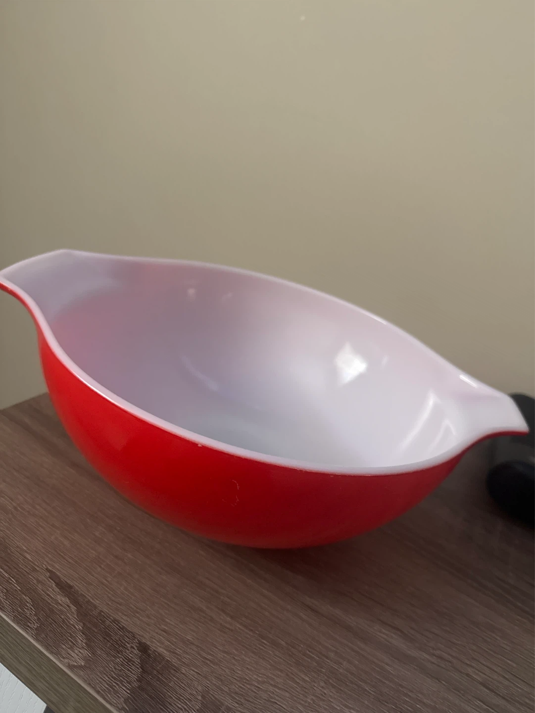 VINTAGE 4 Quart Pyrex Red Cinderella Nesting Bowl - photo 5
