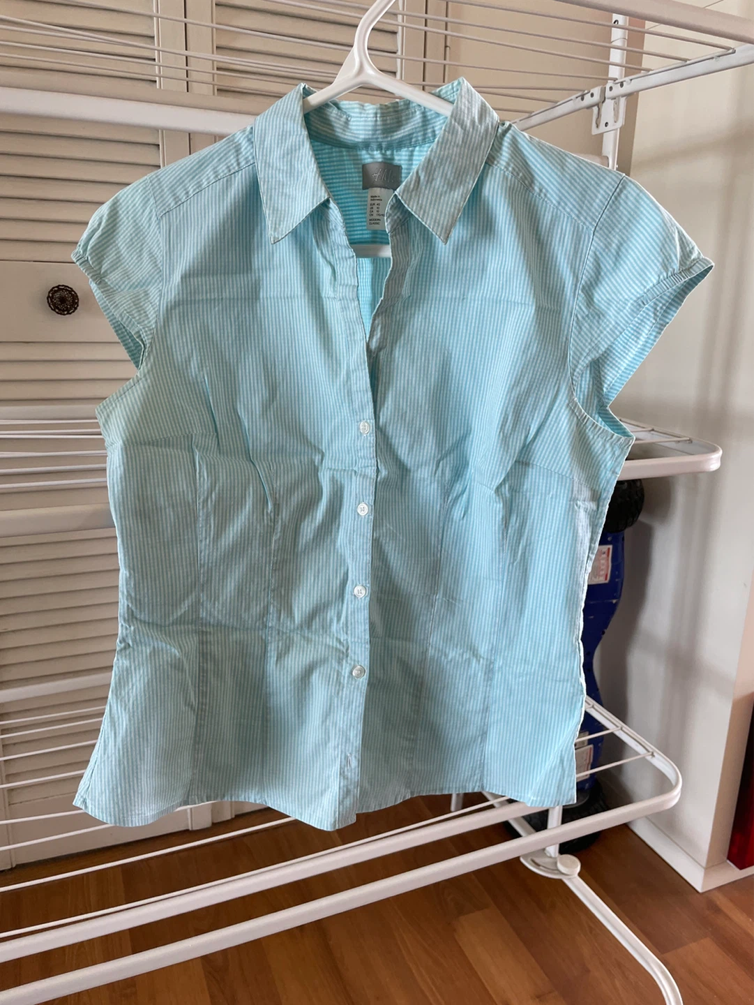 H&M Striped Short Sleeve Shirt