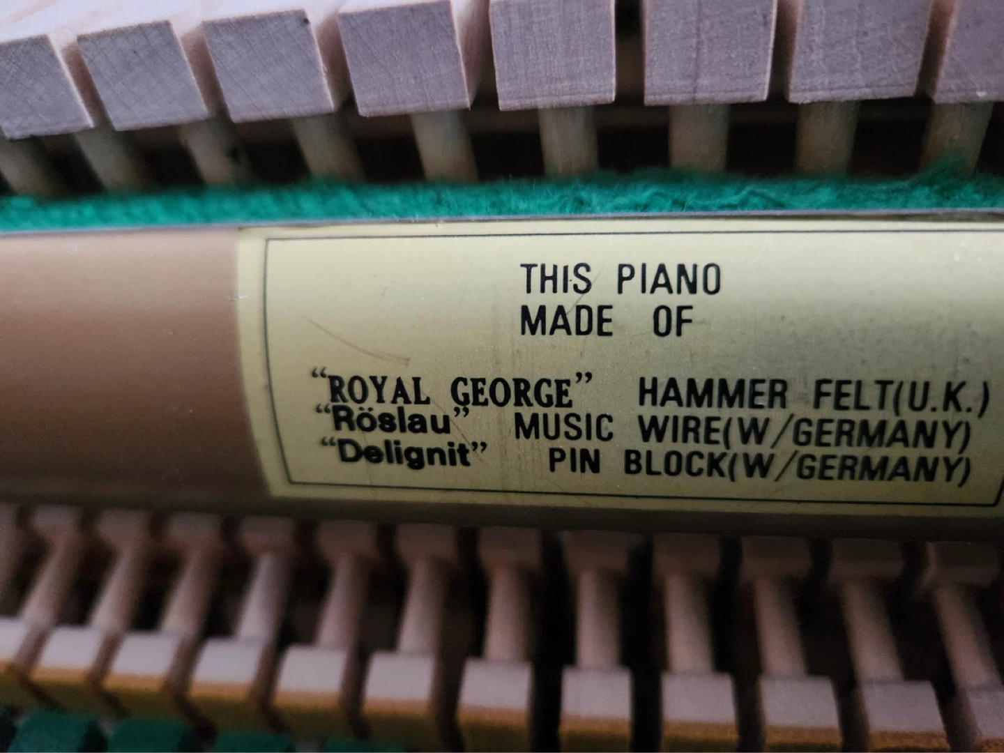 Steigerman Upright Piano with Bench - photo 4