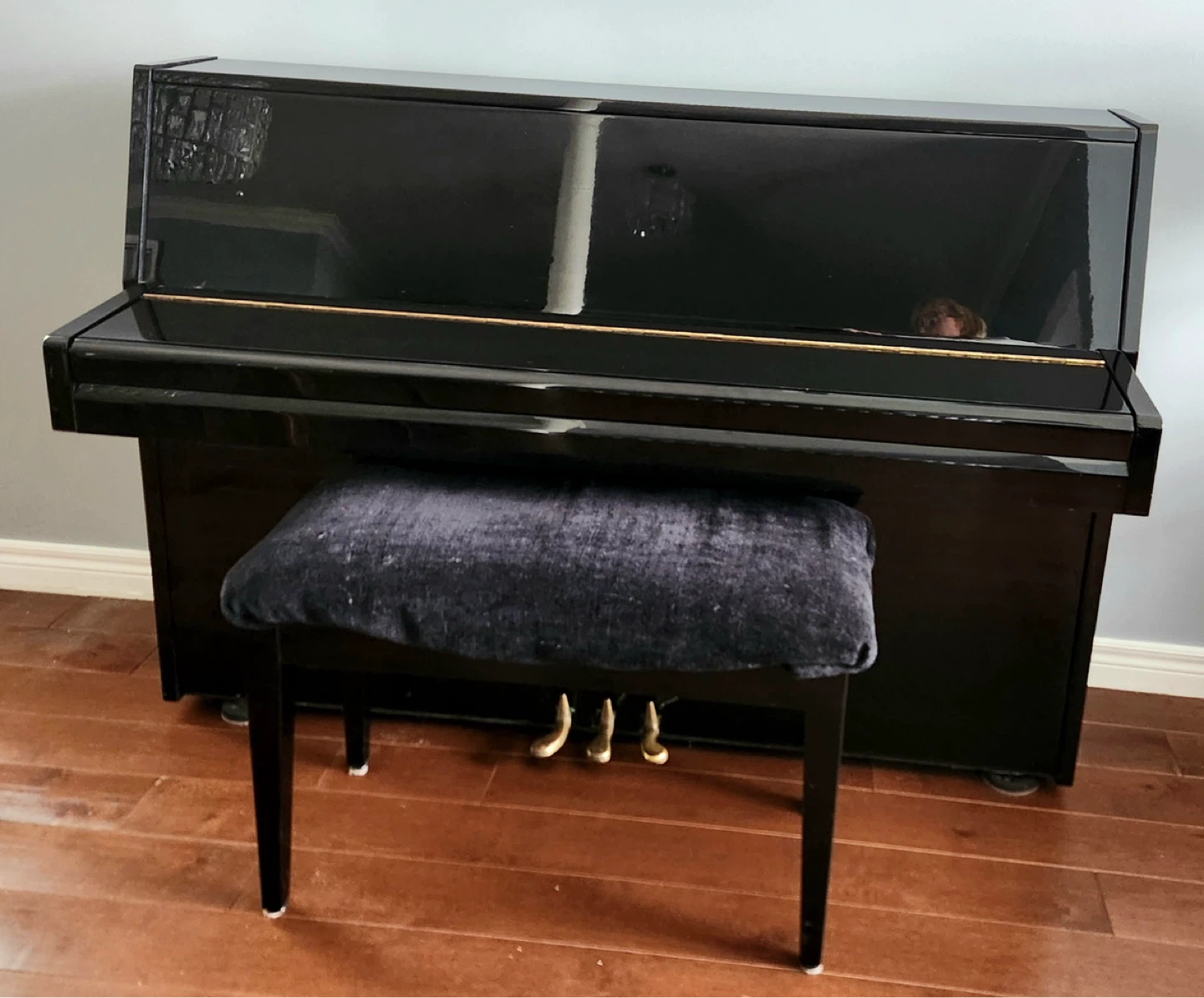 Steigerman Upright Piano with Bench