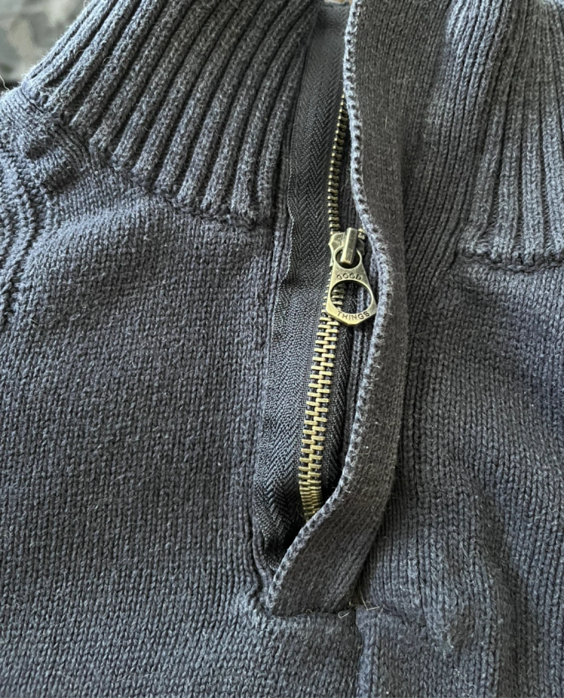 Boys Zara Knitwear 1/4 Zip Sweater size 13-14 Years - photo 3
