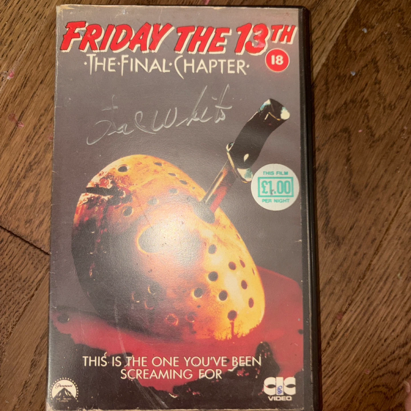 Friday the 13th: The Final Chapter VHS