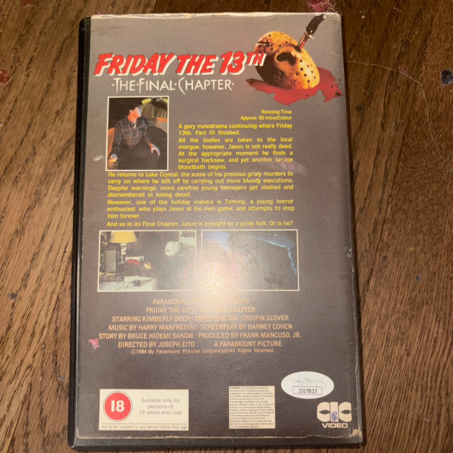Friday the 13th: The Final Chapter VHS - photo 4
