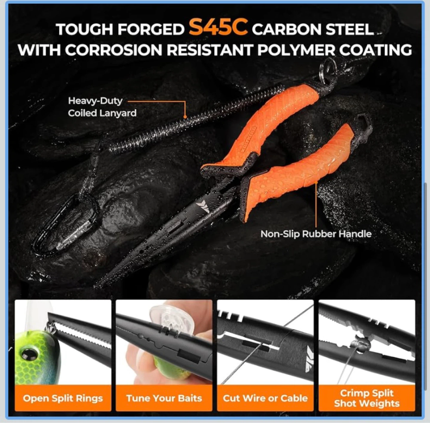 New KastKing Fishing Tools Fillet Knife, Pliers, Lip Grip - photo 2