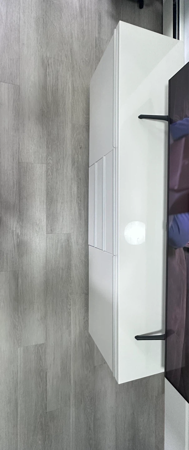 IKEA White TV Stand with Drawers - photo 4