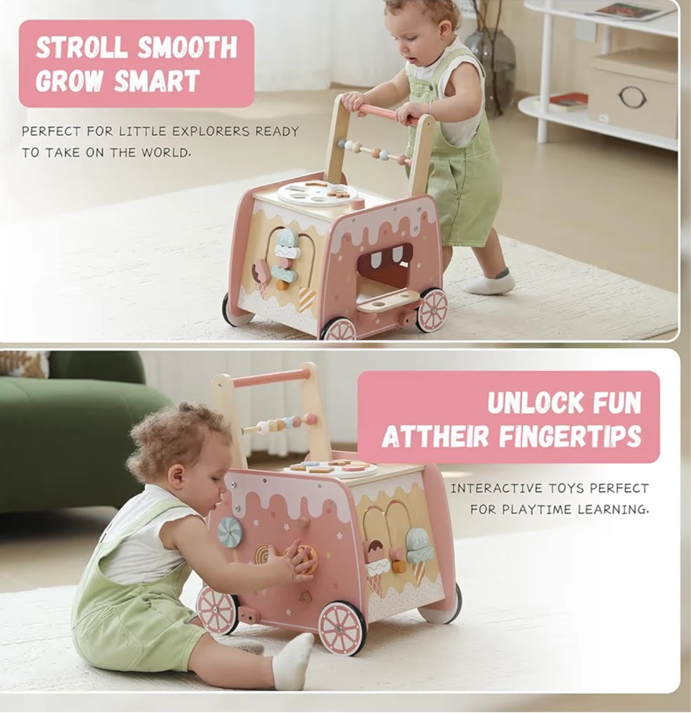 BRAND NEW Secure Baby Walker with Interactive Toys - photo 3