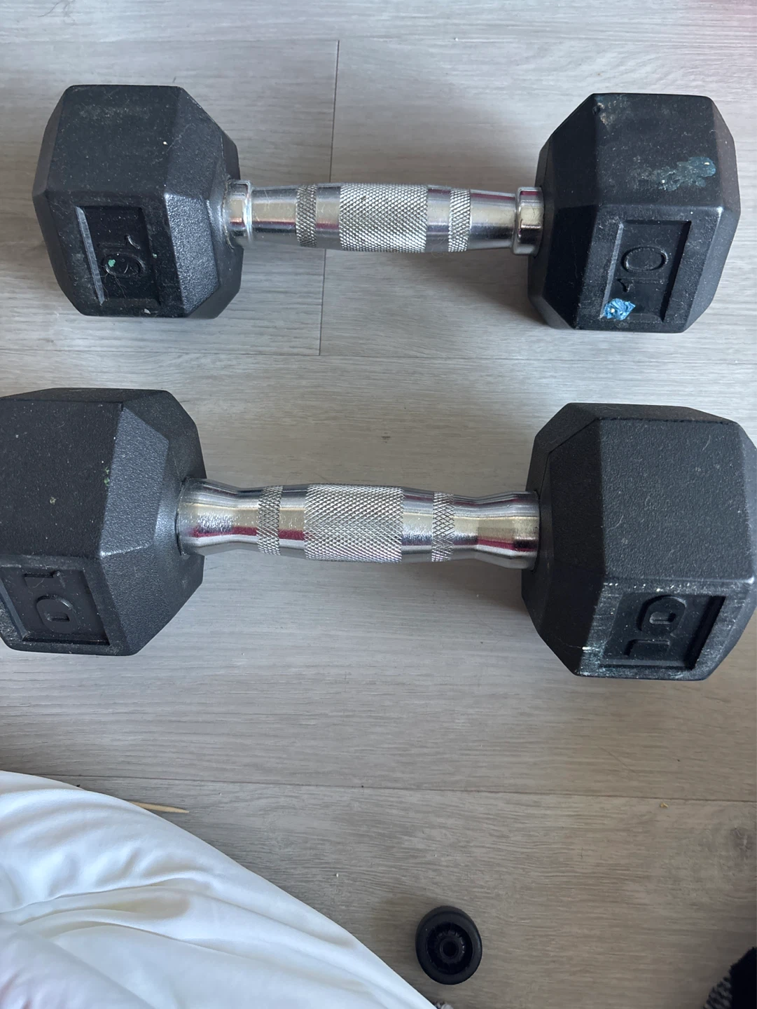10 lb Hex Dumbbells (Pair)