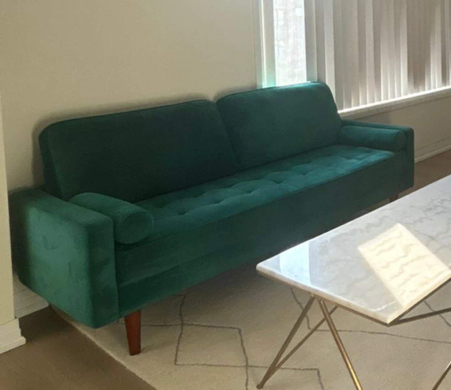 Green Sofa Couch - photo 3