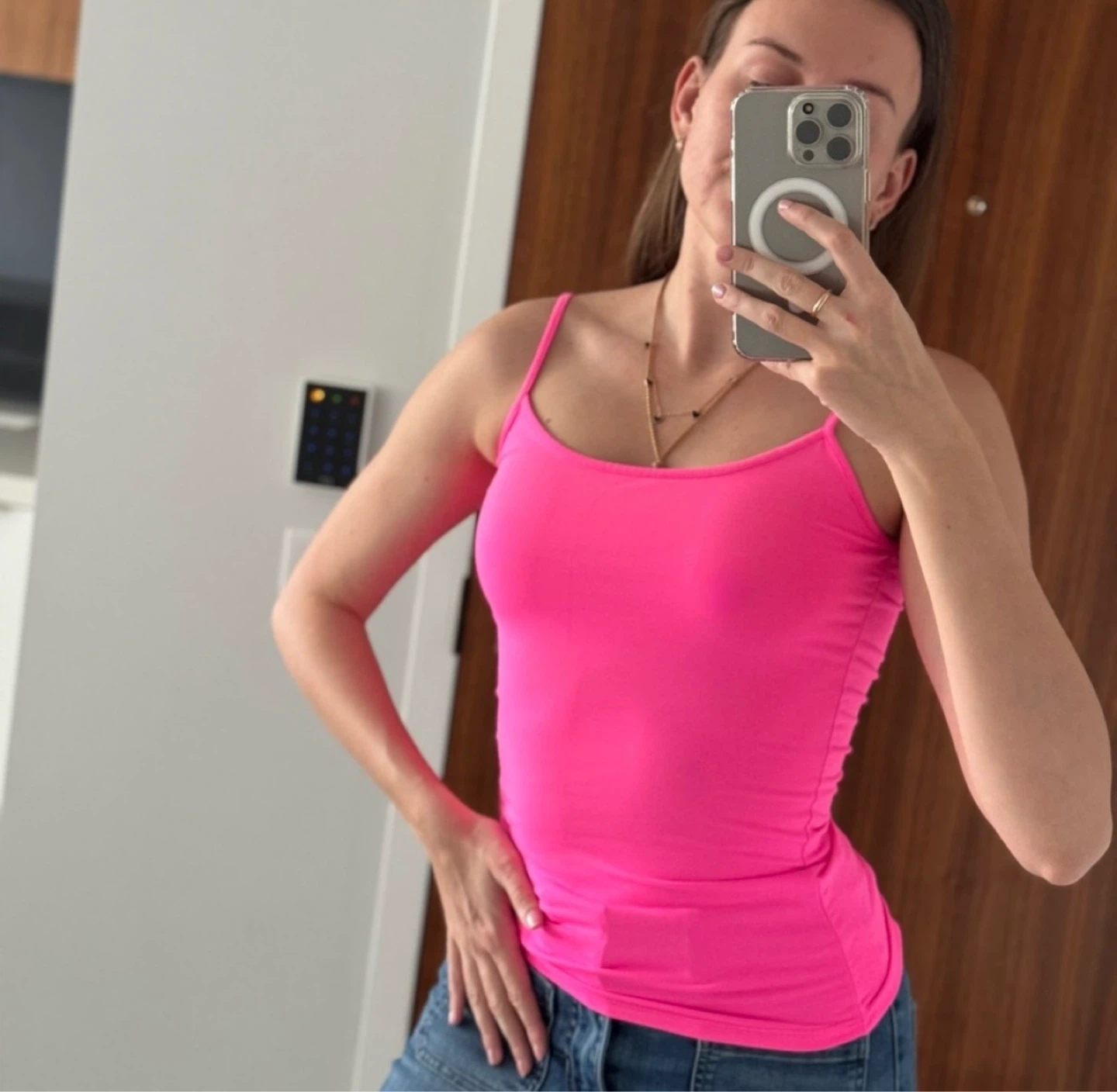 Hot Pink Camisole Tank Top - photo 2