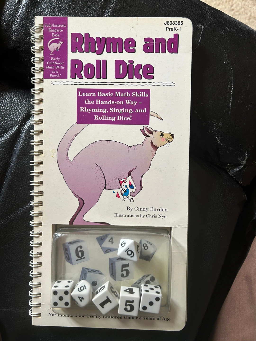 Rhyme and Roll Dice Math Book for over 3 years