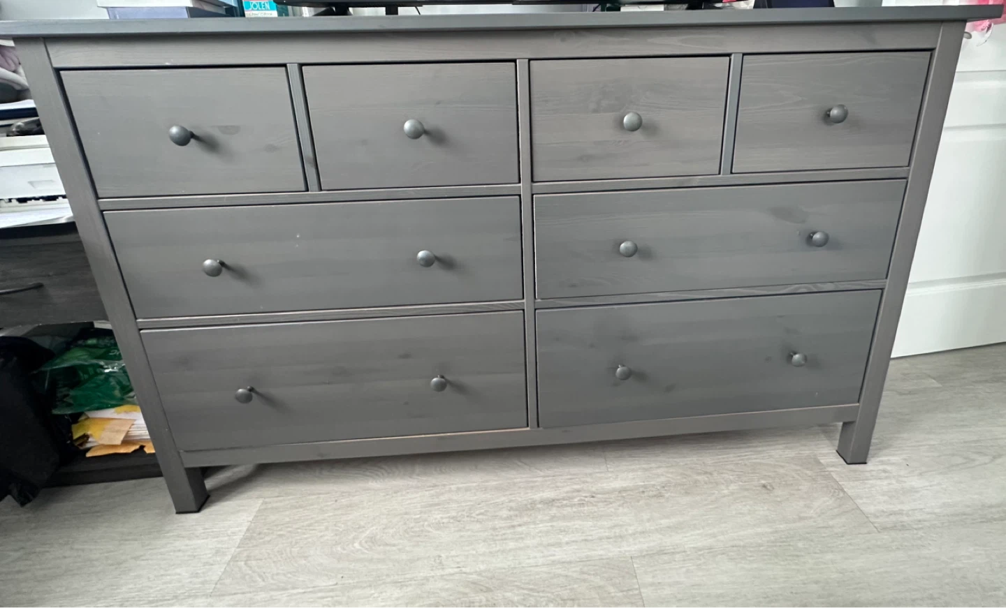 IKEA Gray 8-Drawer Dresser