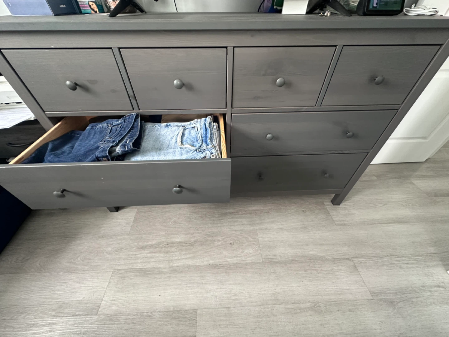 IKEA Gray 8-Drawer Dresser - photo 3