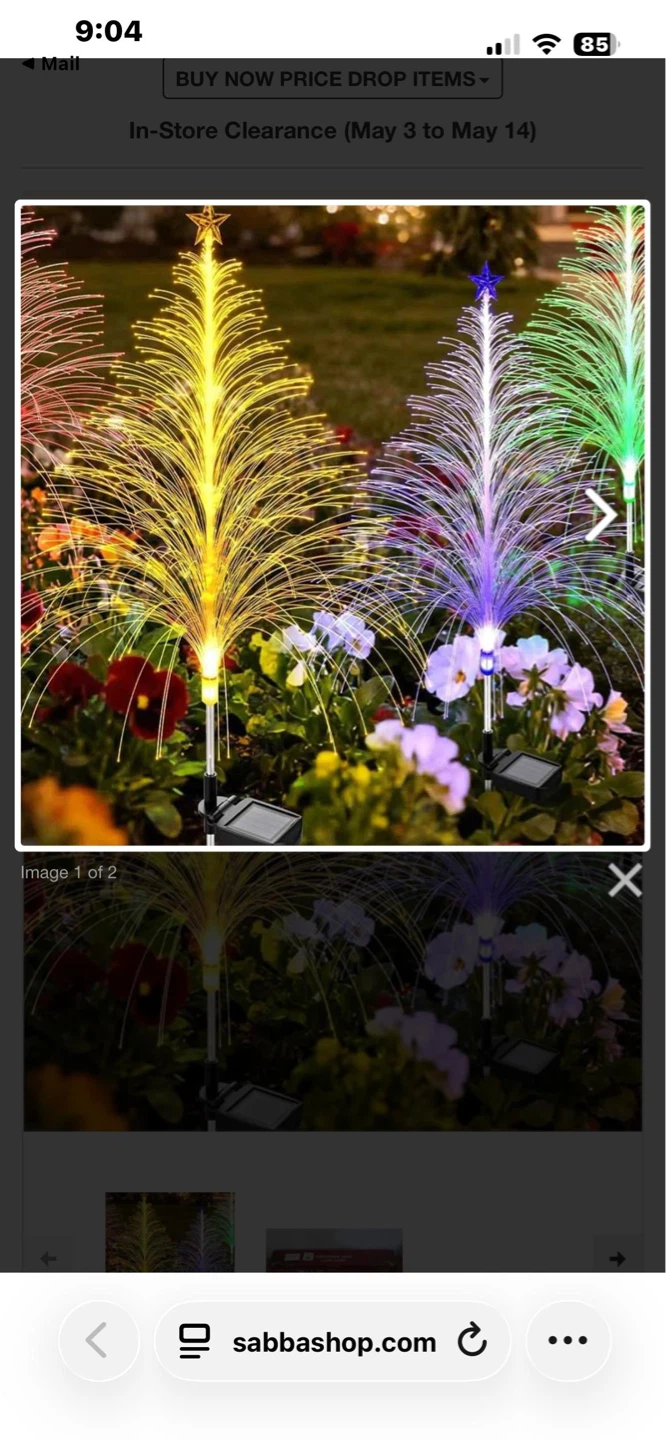 Multi-Color Solar Garden Lights