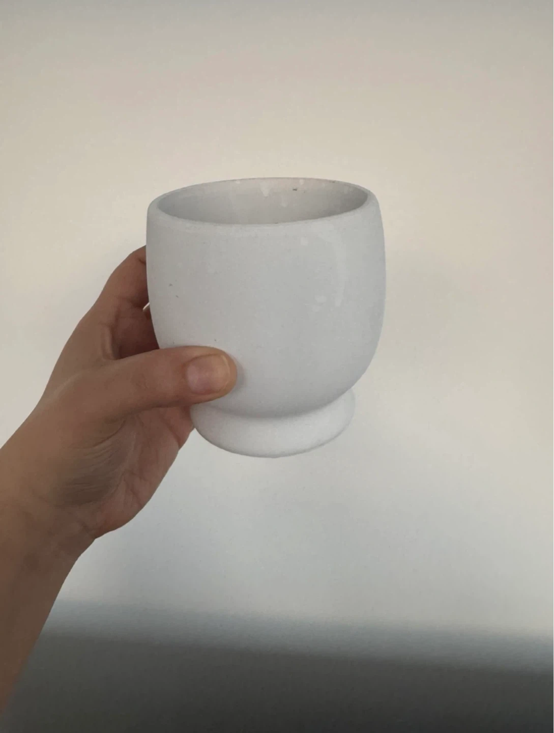 Small white vase