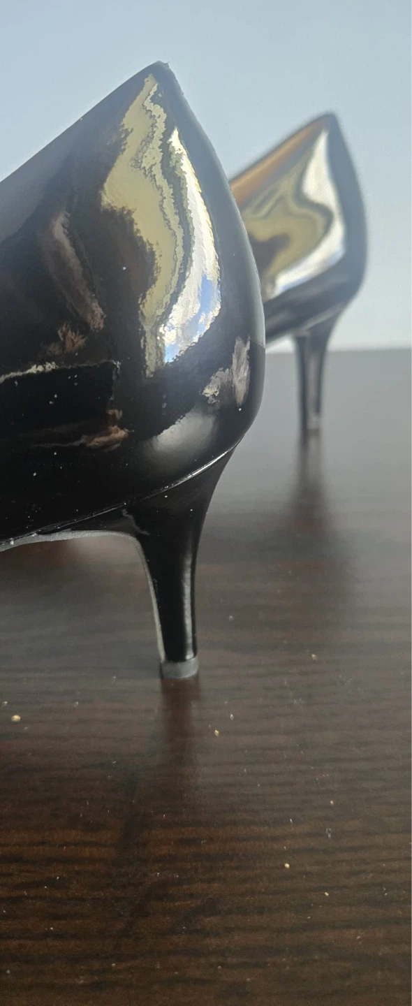 Coach Black Patent Leather Heels Size 8 - photo 5