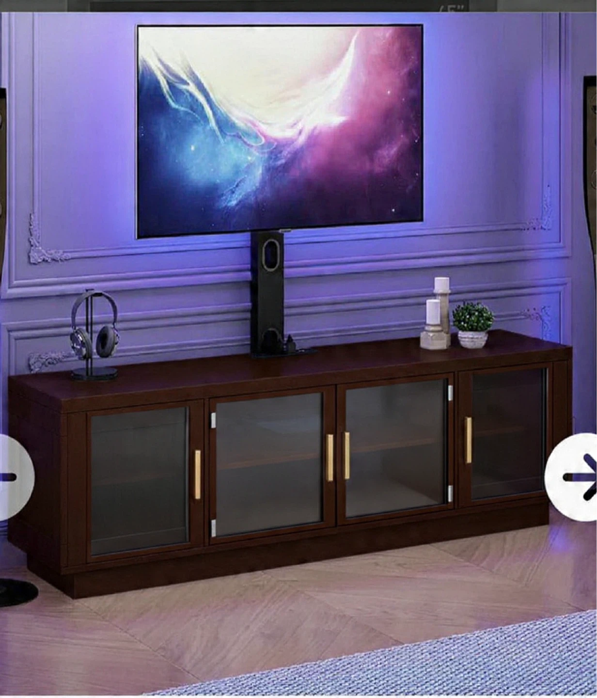 TV Stand Cabinet with Mount