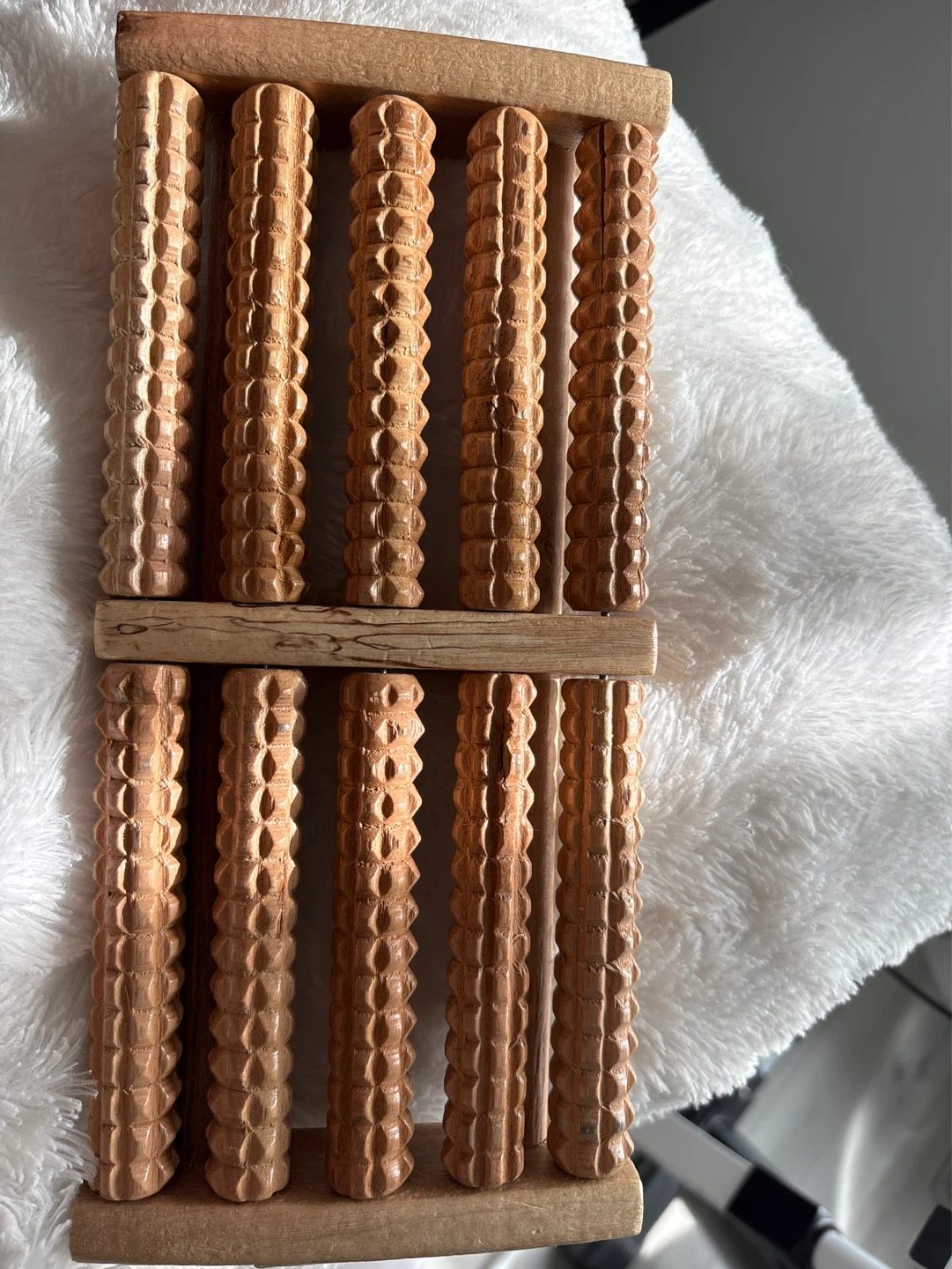 Wooden Foot Roller Massager