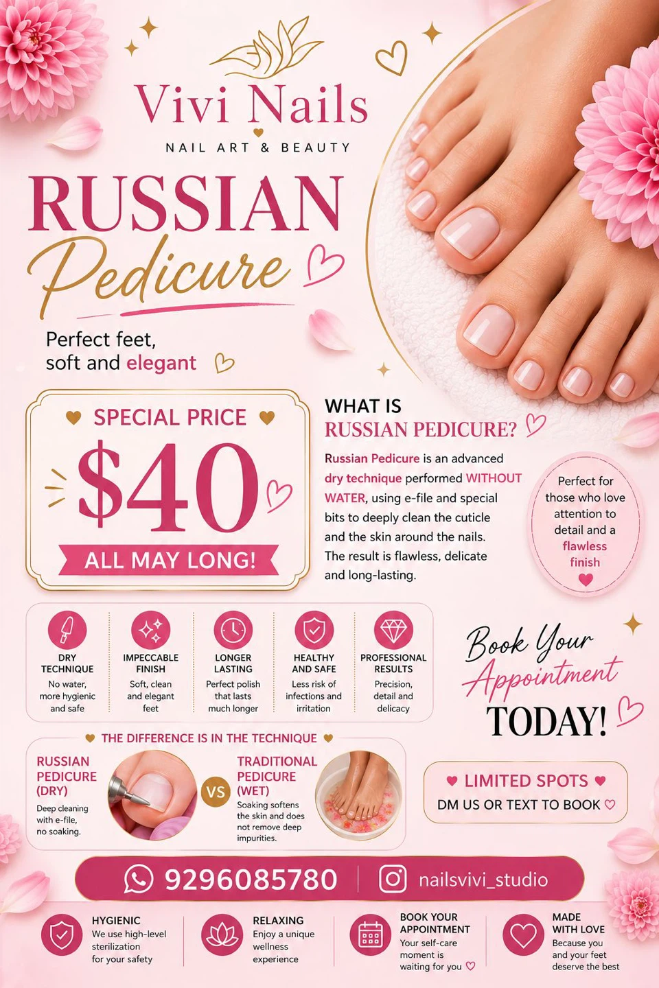 Vivi Nails Pedicure