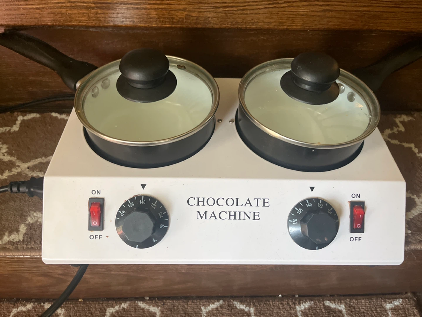 Chocolate Machine with Two Pots