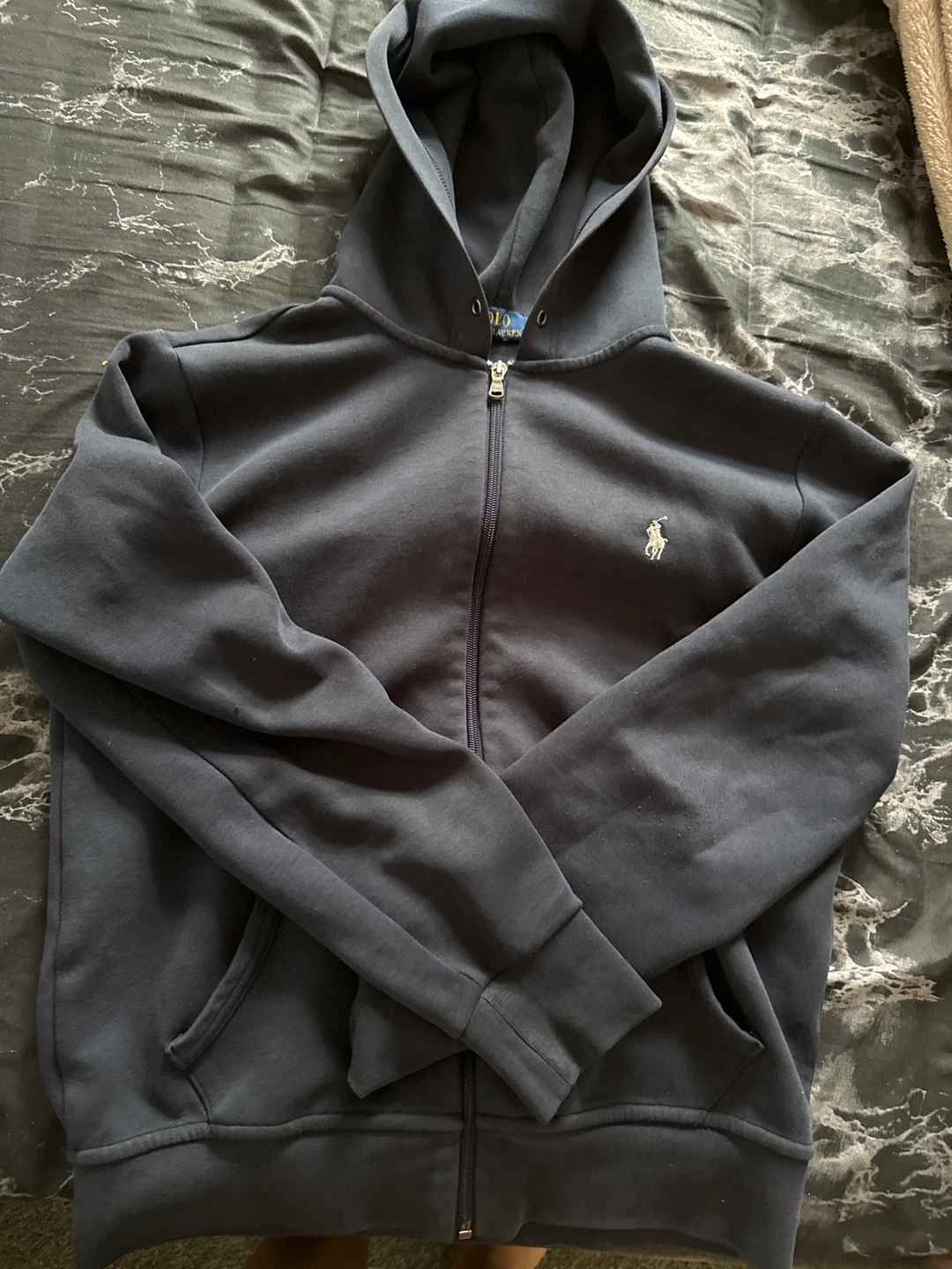 Polo Ralph Lauren Navy Zip-Up Hoodie