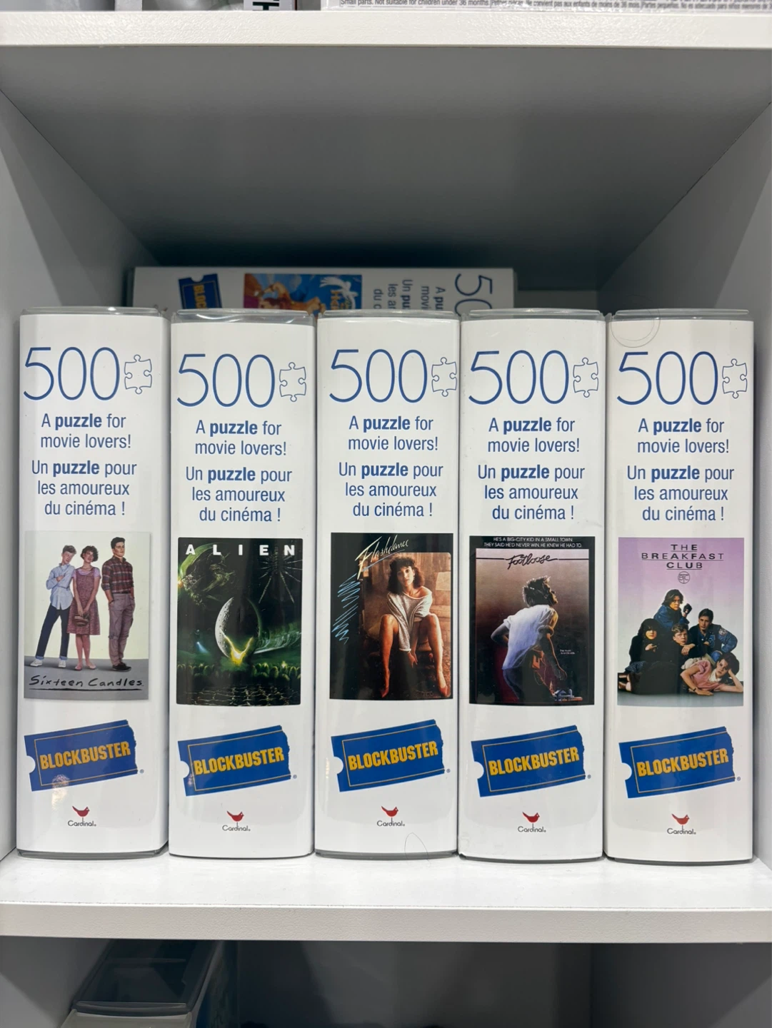 Blockbuster 500 Piece Movie Puzzles