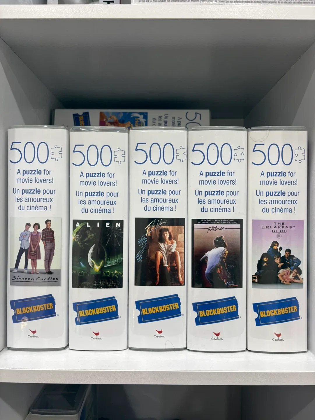 Blockbuster 500 Piece Movie Puzzles
