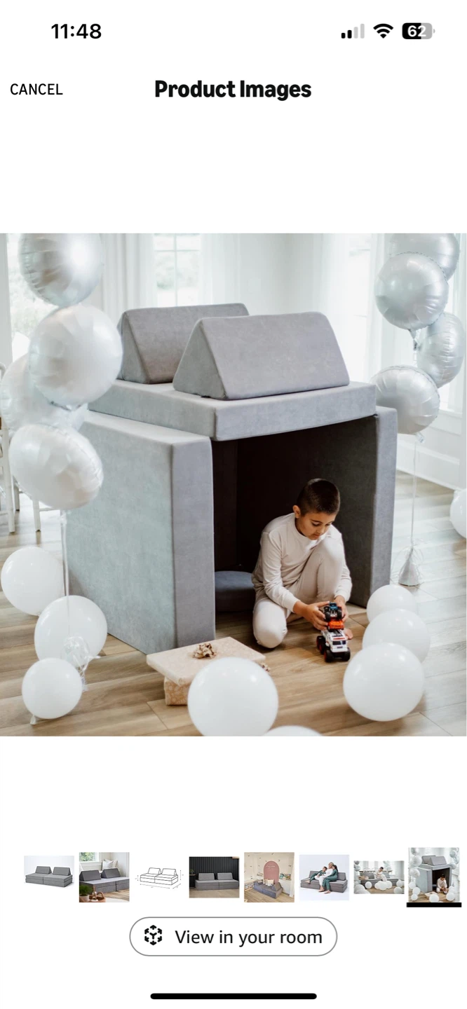 Kiddie Couch Modular Building Blocks - Koala Grey - photo 4