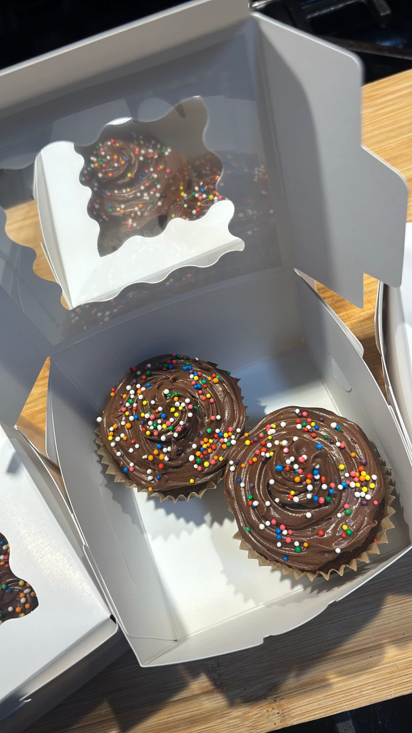 Homemade Chocolate Cupcakes with Sprinkles - photo 3