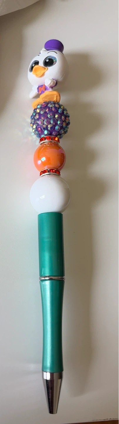 Custom Beaded Pen with Duck Character
