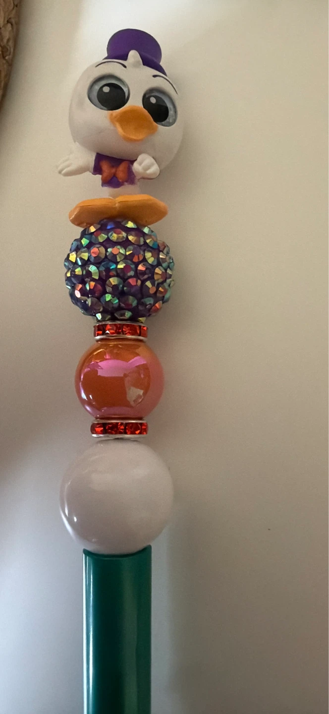 Custom Beaded Pen with Duck Character - photo 2