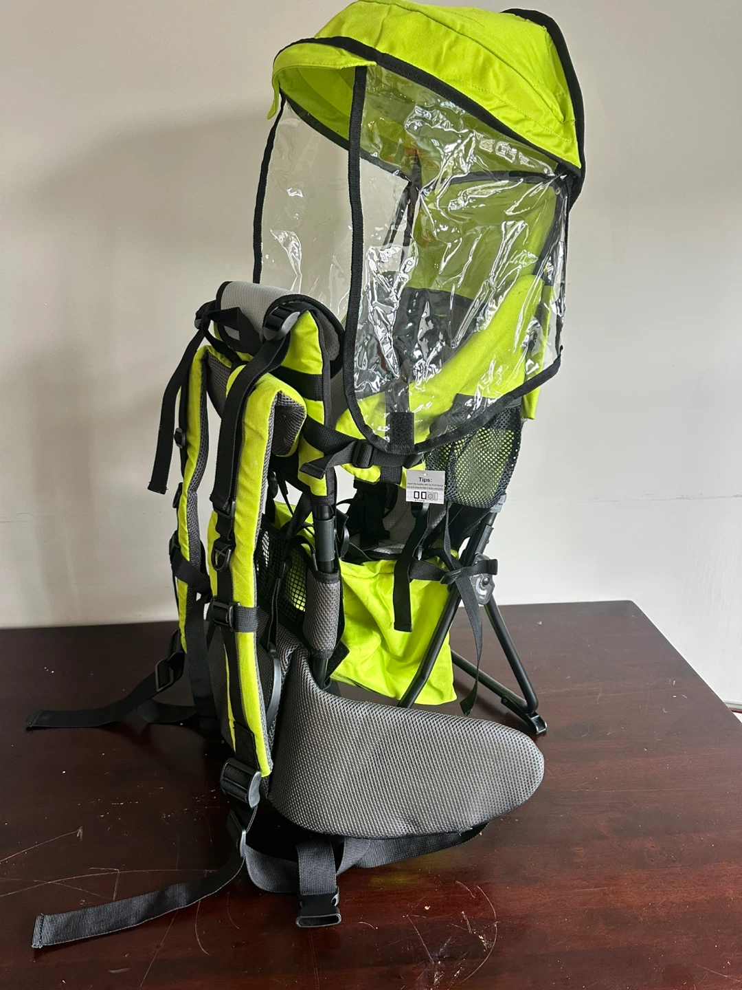 Besrey Child Hiking Backpack Carrier - Bright Green