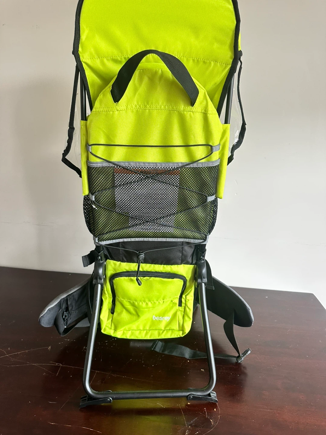 Besrey Child Hiking Backpack Carrier - Bright Green - photo 3