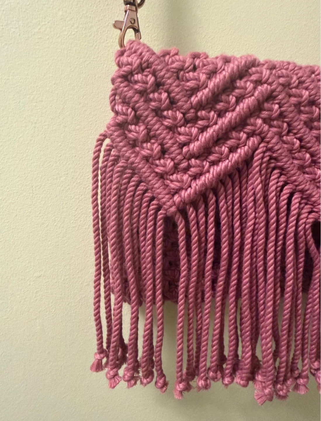 Handmade Crochet Boho Crossbody  Purse - photo 4