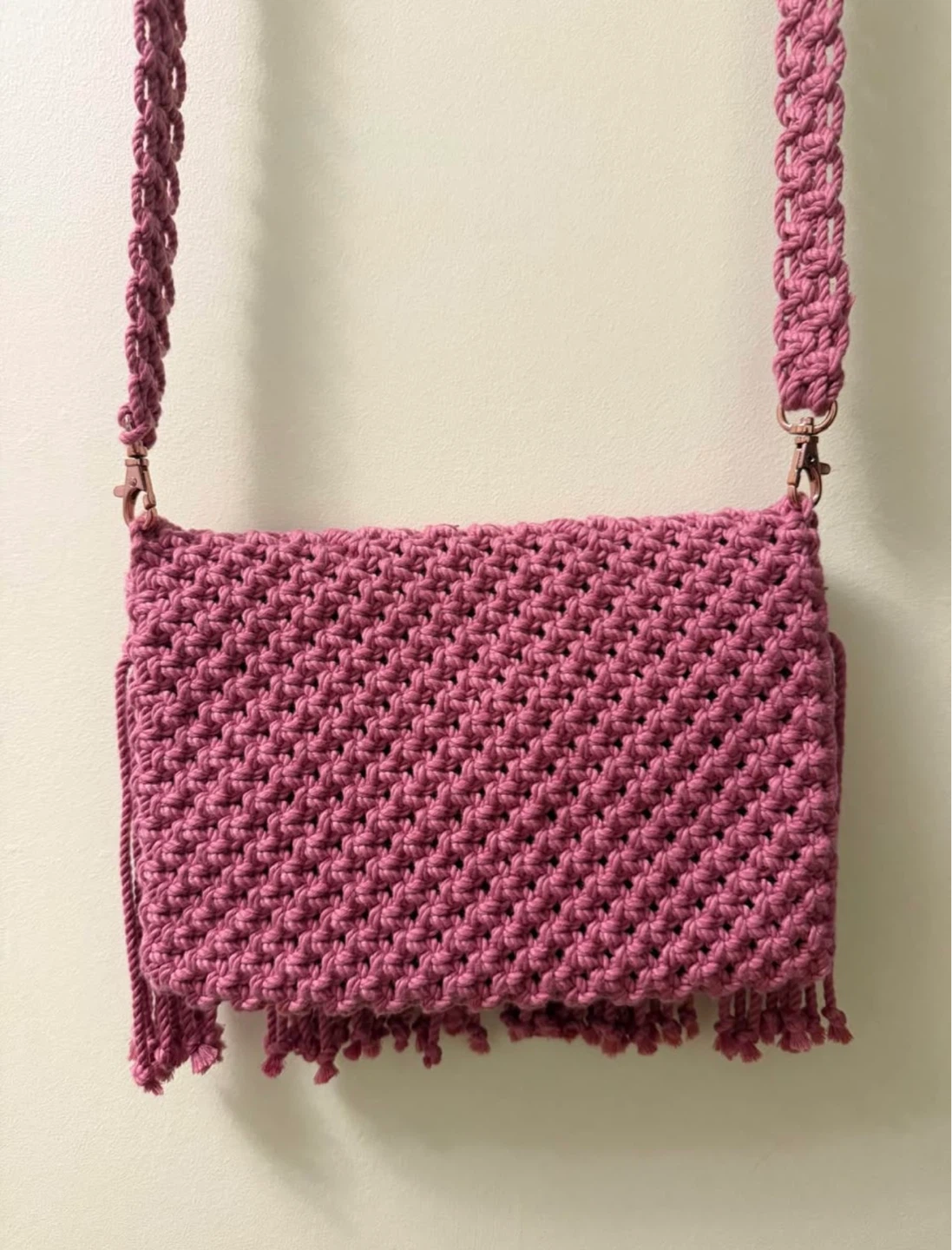 Handmade Crochet Boho Crossbody  Purse - photo 2