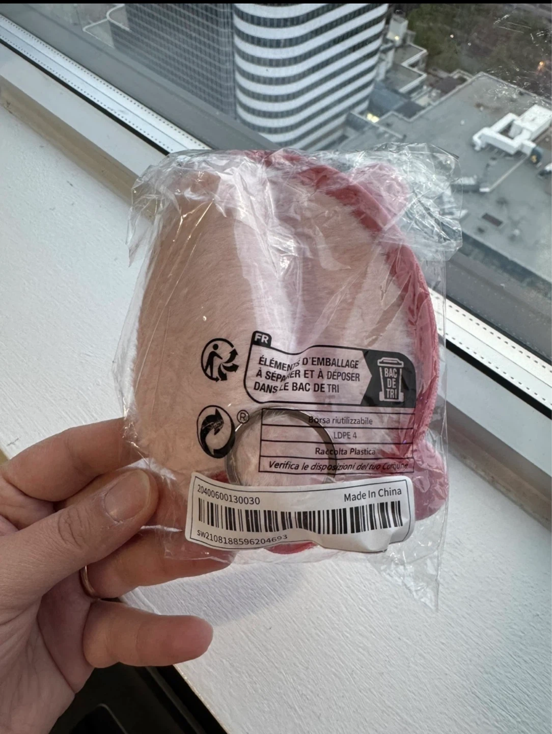Pink Plush Pig Coin Purse - photo 4