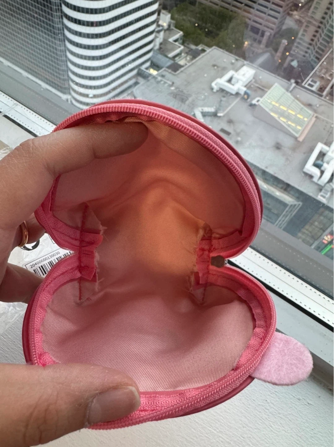 Pink Plush Pig Coin Purse - photo 2