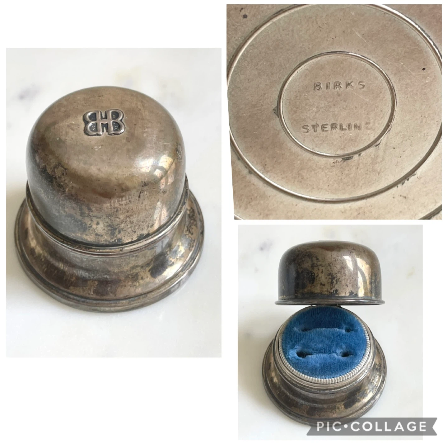 Sterling Silver Birks Vintage Ring Box - photo 2