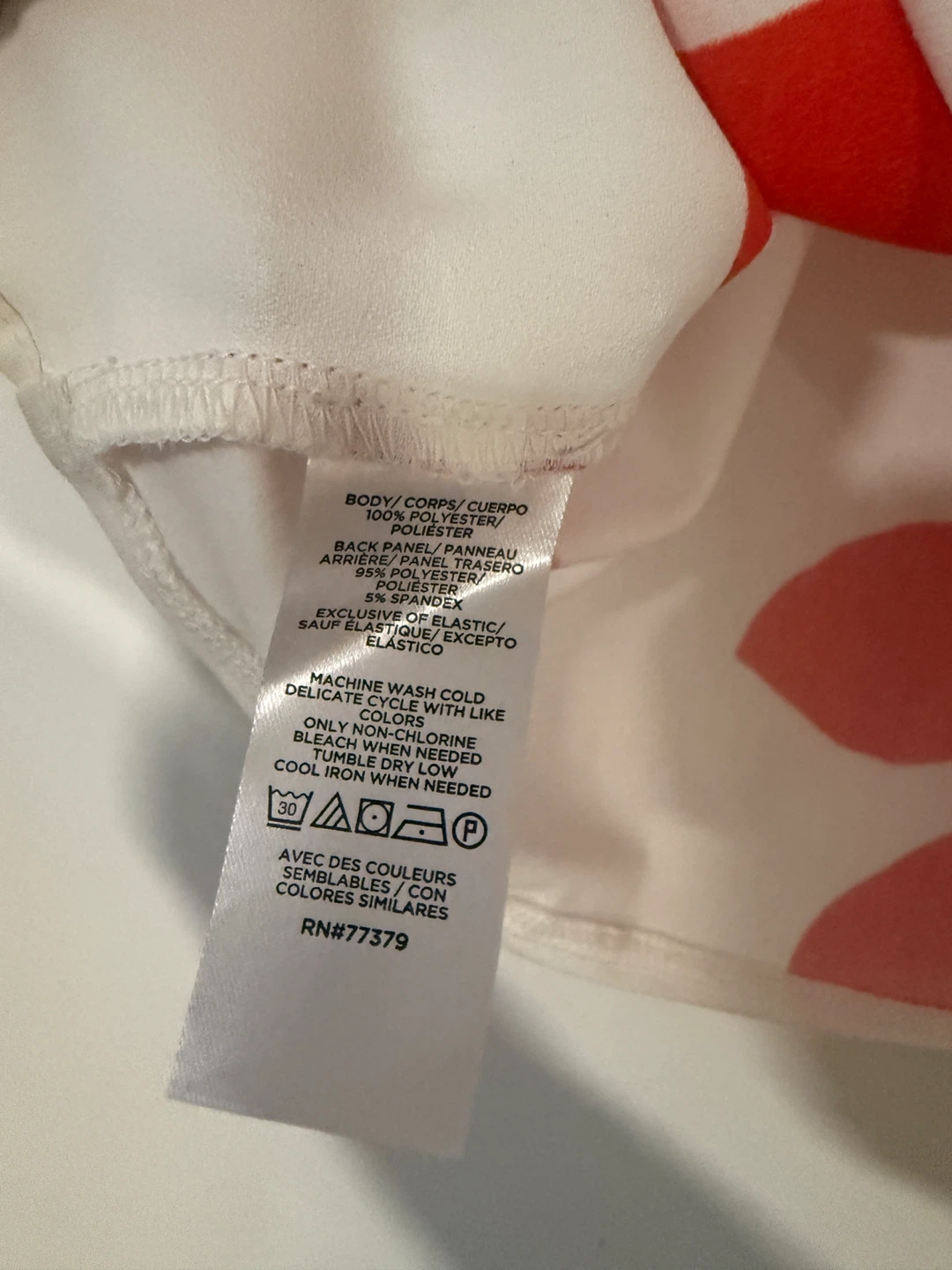 Ann Taylor White Red Leaf Print Blouse - photo 2