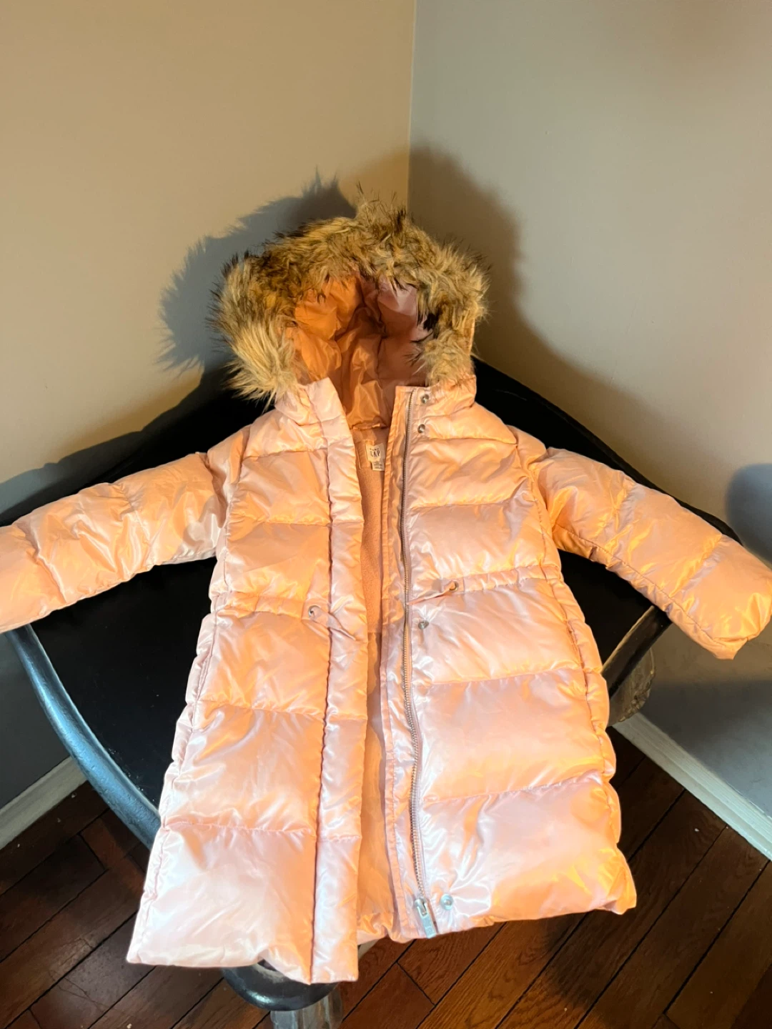 Baby Gap Puffer Coat - Pink - Size 3T - photo 4