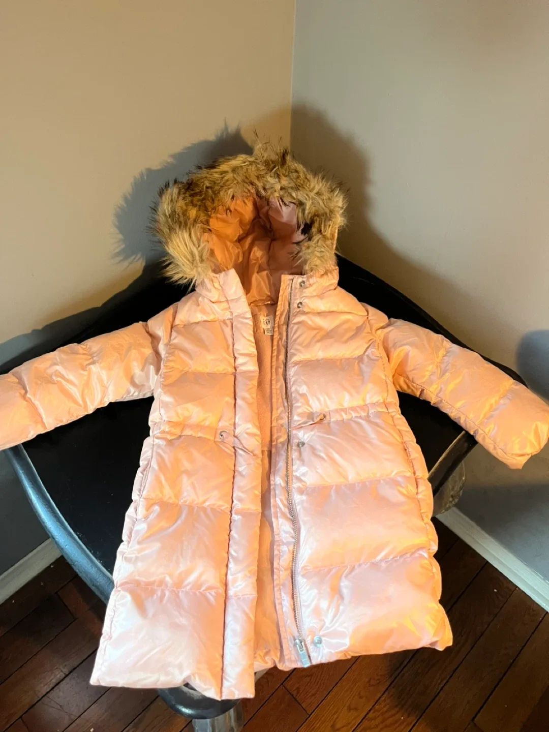 Baby Gap Puffer Coat - Pink - Size 3T - photo 4