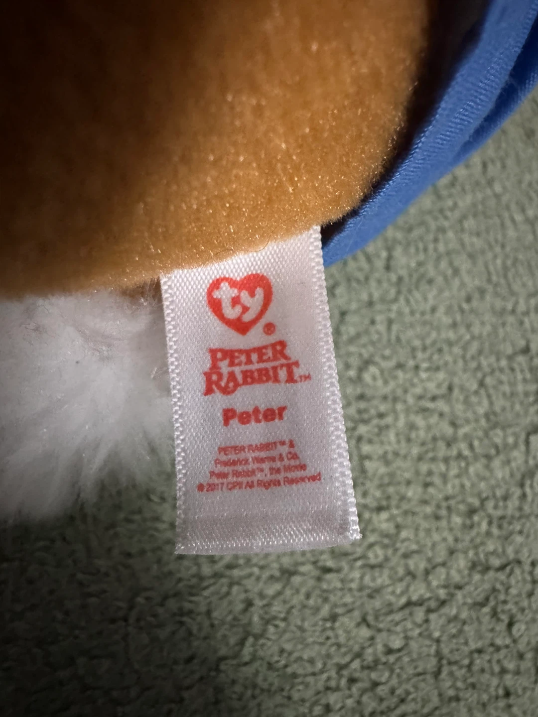Ty Beanie Babies Peter Rabbit Plush Toy - photo 3