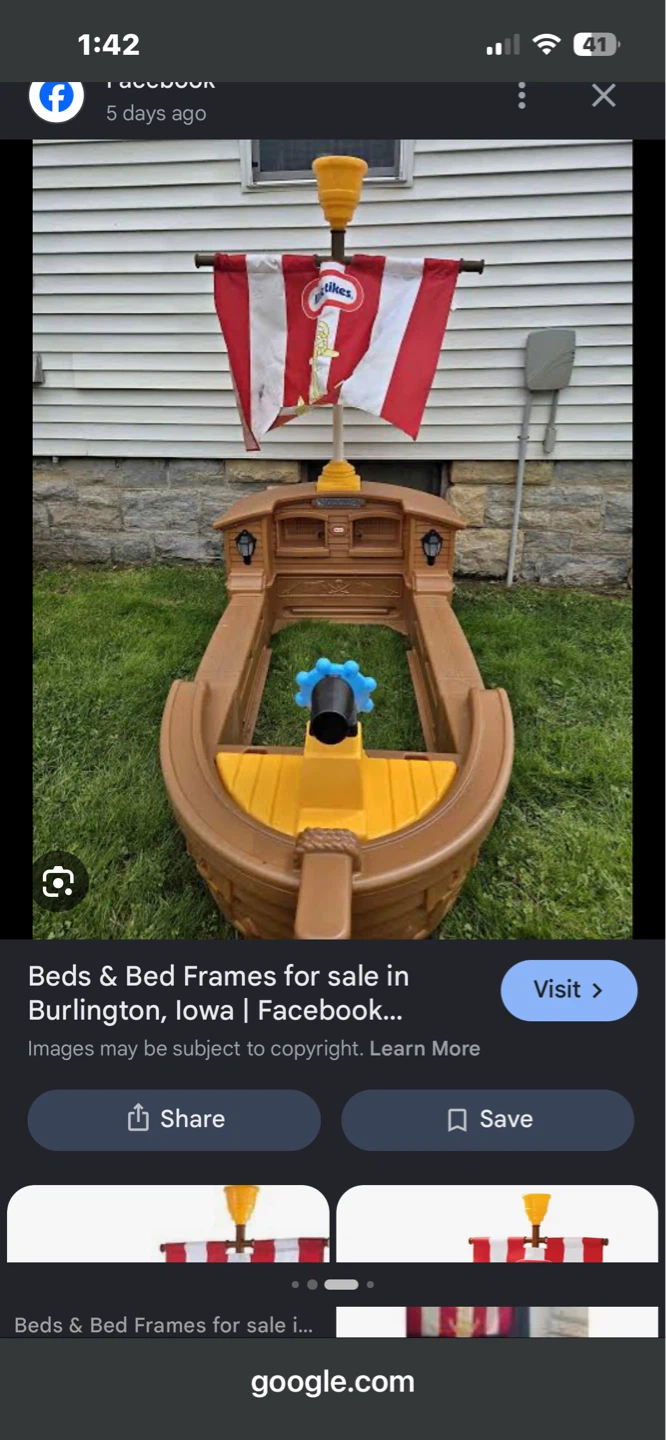 Little Tikes Pirate Ship Toddler Bed