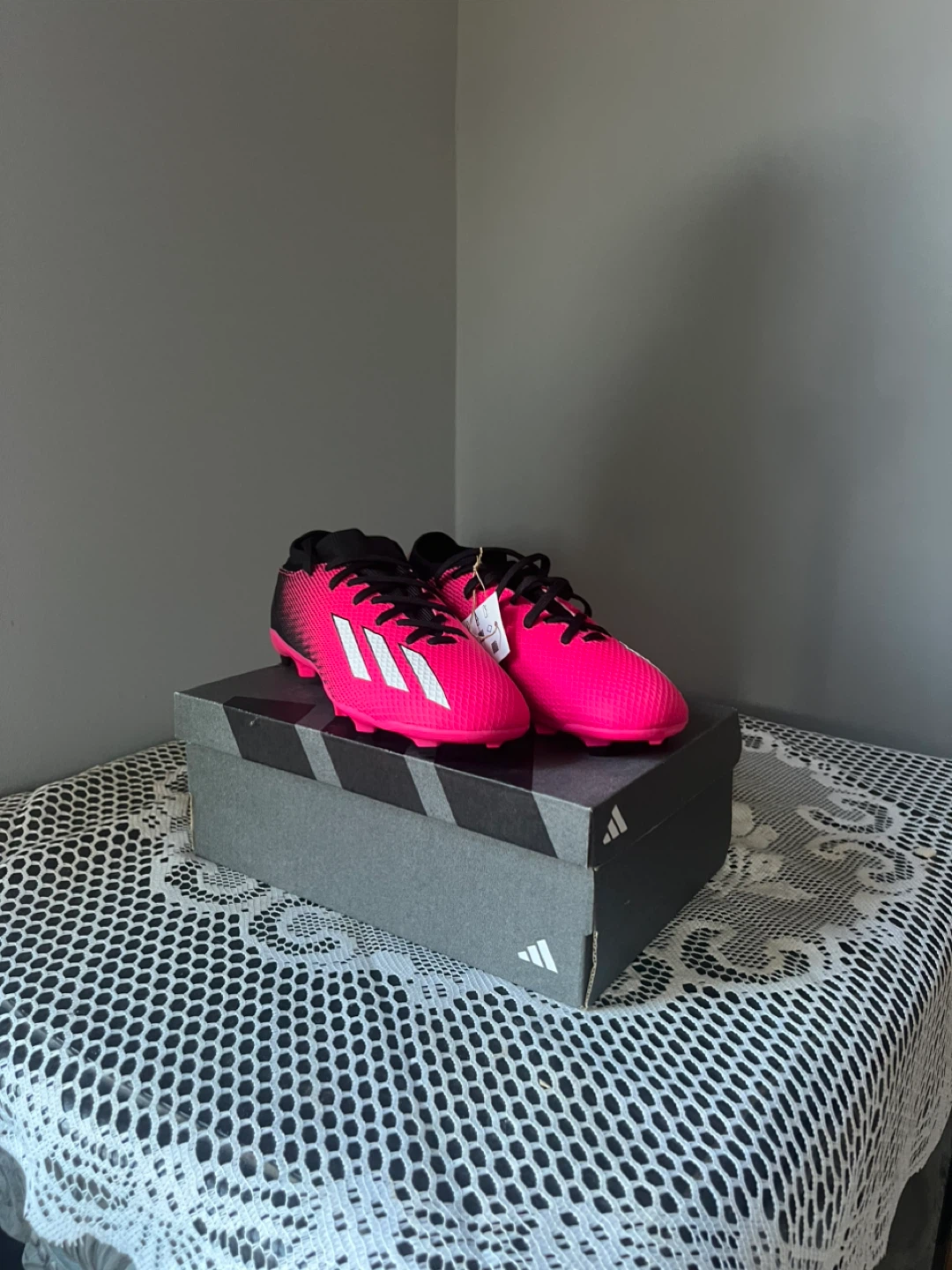 Adidas X Speedportal.3 FG Soccer Cleats Pink Size 5.5 Kids - photo 4